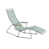 Ledge Lounger Playnk Chaise Lounge with Resin Slats and Bamboo Armrests - 30 lbs.