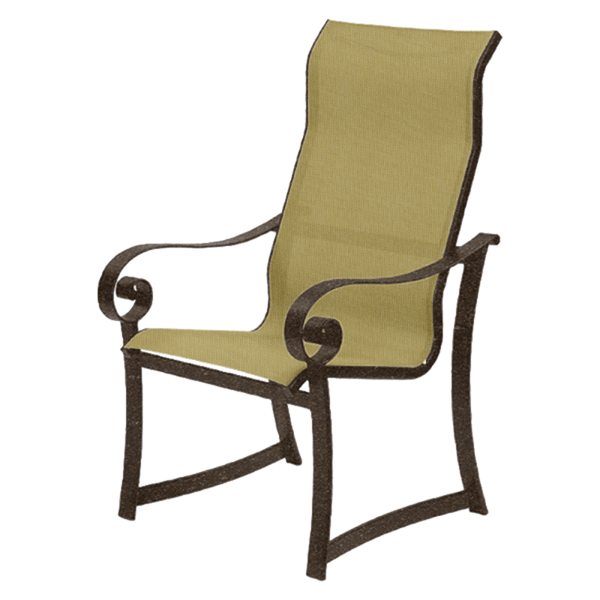 Orleans Sling Supreme Dining Chair with Commercial Aluminum Frame - 18 lbs.
