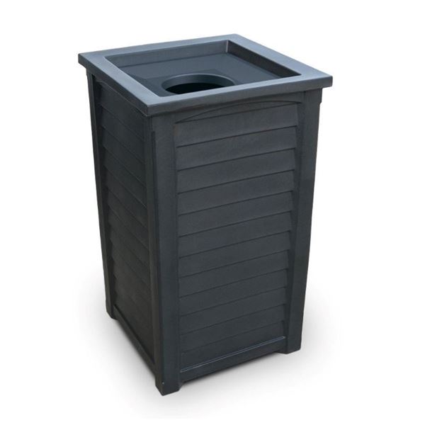 22.5-Gallon Lakeland Commercial Waste Bin with Liner and Removable Lid - 38 lbs.
