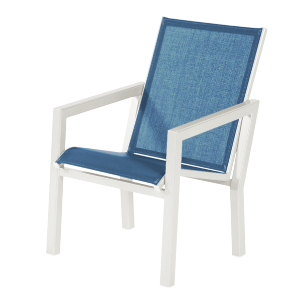 Madrid Dining Chair Fabric Sling with Aluminum Frame