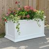 Fairfield 20" x 36" Planter Box with Weather-Resistant Frame - 22 lbs.