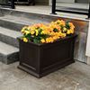 Fairfield 20" x 36" Planter Box with Weather-Resistant Frame - 22 lbs.