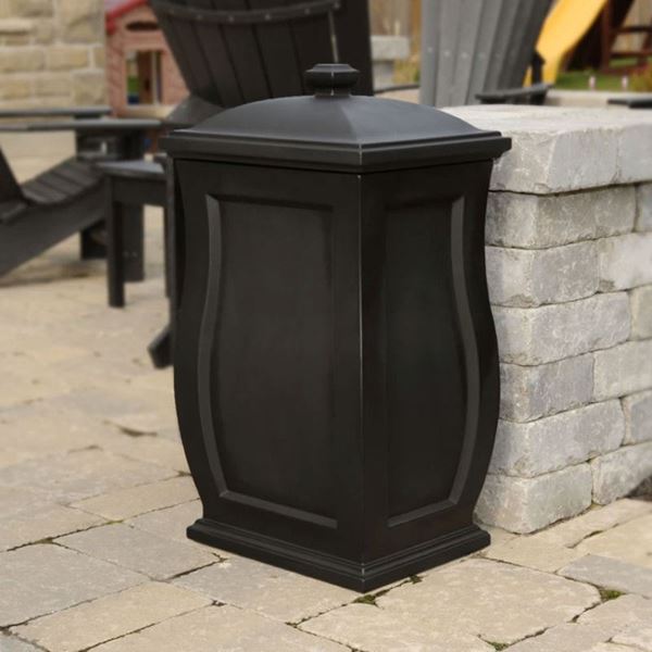22-Gallon Mansfield Multipurpose Storage Bin with Polyethylene Frame and Removable Lid - 12 lbs.