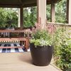 Modesto 20" Round Planter with Double-Wall Design and Polyethylene Frame - 9 lbs.