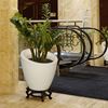 Modesto 20" Round Planter with Double-Wall Design and Polyethylene Frame - 9 lbs.