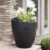 Modesto 30" Round Planter with Double-Wall Design and Polyethylene Frame - 32 lbs.