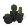 Kobi Pack Bundle of 3 Planters with Polyethylene Frames