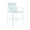 Laguna Beach EZ-Span Vinyl Strap Bar Stool in Ribbon and Wave Segments - 22 lbs.