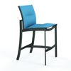 Tropitone KOR Padded Sling Bar Stool in Armed and Armless Versions - 16 lbs.