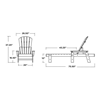 Polywood South Beach Chaise