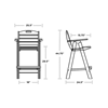 Polywood Nautical Bar Chair