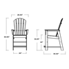 Polywood South Beach Counter Chair