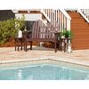 Polywood Adirondack Bench 48 Inch Recycled Plastic