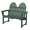 Polywood Adirondack Bench 48 Inch Recycled Plastic