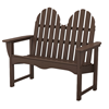 Polywood Adirondack Bench 48 Inch Recycled Plastic