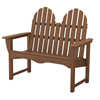 Polywood Adirondack Bench 48 Inch Recycled Plastic