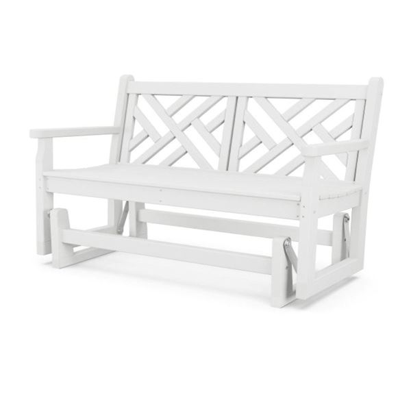 Polywood Chippendale 48 Inch Glider Bench	