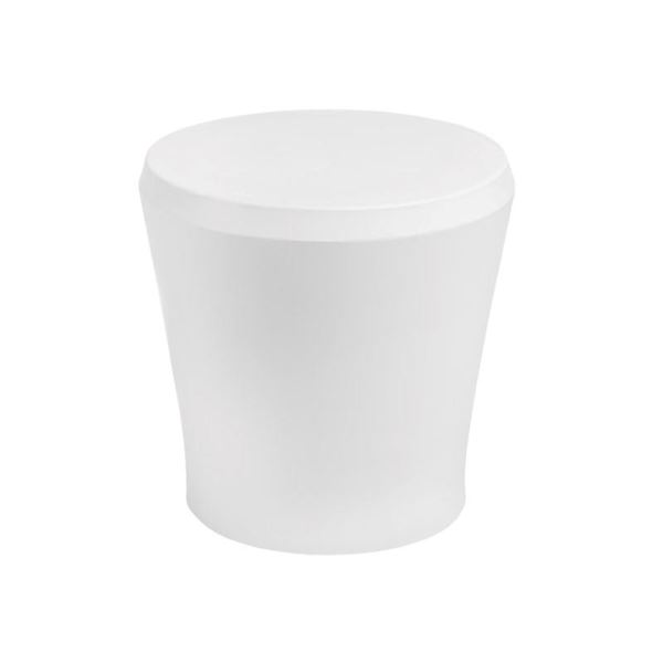18" Ledge Lounger Affinity Polyethylene Side Table	