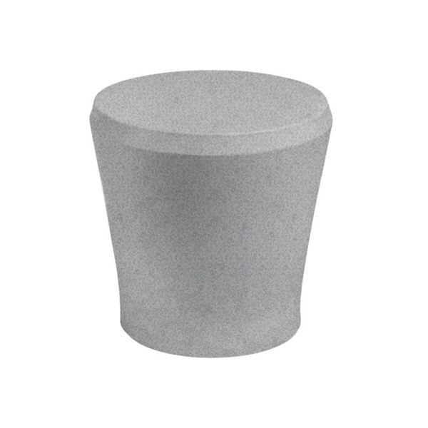 18" Ledge Lounger Affinity Polyethylene Side Table	