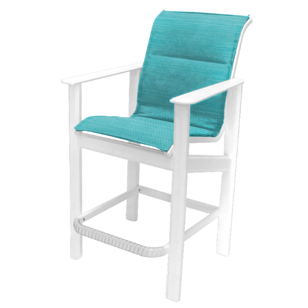 Hampton Bar Chair Fabric Sling with Marine Grade Polymer Frame