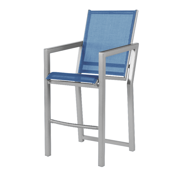 Madrid Balcony Chair Fabric Sling with Aluminum Frame