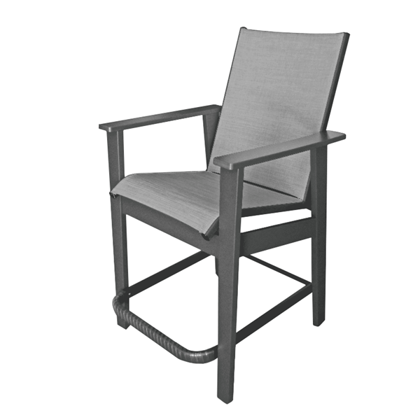 Sienna Balcony Chair Fabric Sling with Marine Grade Polymer Frame