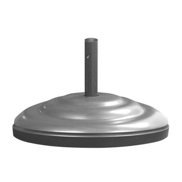 Umbrella Base 23" Diameter Aluminum Filled With Concrete - 115 lbs.