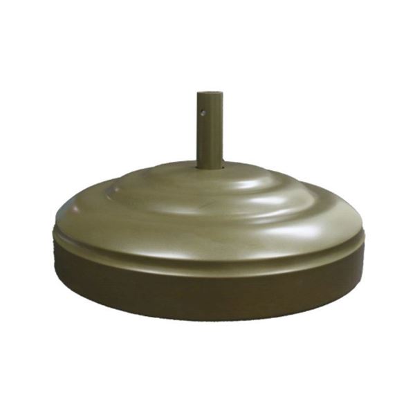 Umbrella Base 23" Diameter Aluminum Filled With Concrete - 160 lbs.