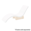 Ledge Lounger Riser for In-Pool Chaise Lounge