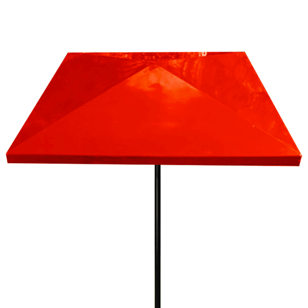 Umbrella 6 foot Square Bistro Fiberglass Top