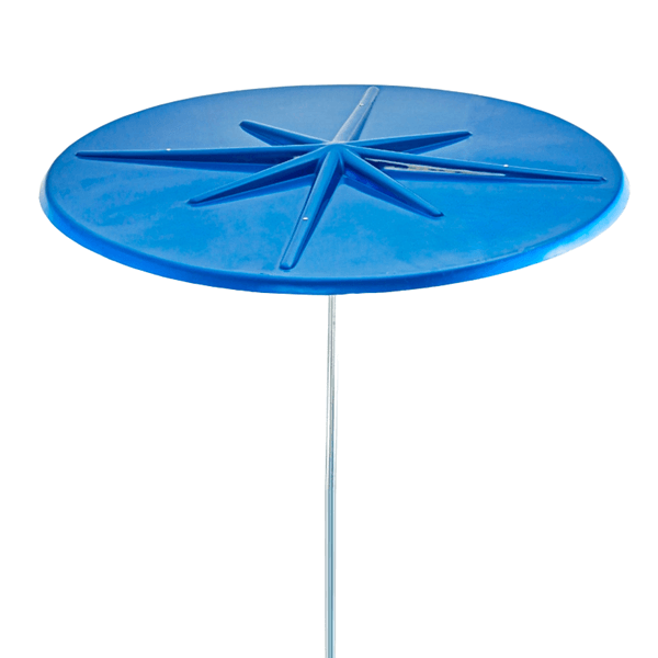 Umbrella 7 1/2 foot Fiberglass with 1 1/2 Inch Galvanized Pole