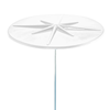 Umbrella 7 1/2 foot Fiberglass with 1 1/2 Inch Galvanized Pole