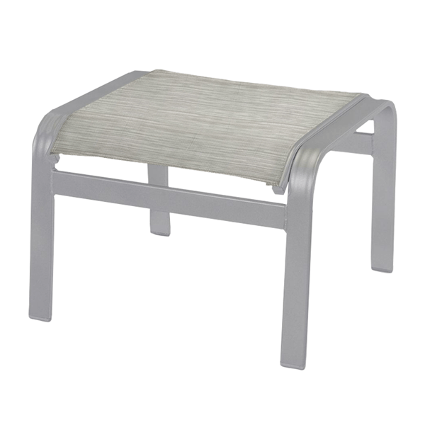 Skyway Ottoman, Sling Fabric with Aluminum Frame