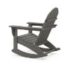 Vineyard Adirondack Rocking Chair Side