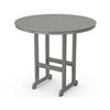 Polywood 48 Inch Round Bar Table Colors