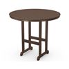 Polywood 48 Inch Round Bar Table Colors