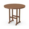 Polywood 48 Inch Round Bar Table Colors