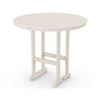 Polywood 48 Inch Round Bar Table Colors