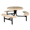 Cafe 6 42" Round Fiberglass Picnic Table