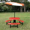 Cafe 6 42" Round Fiberglass Picnic Table