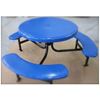 Cafe 6 42" Round Fiberglass Picnic Table