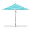 10 ft. Square Premium Center Post Umbrella with Marine Grade Fabric