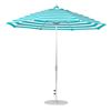 11 Foot Octagonal Fiberglass Market Umbrella with Marine Grade Fabric with Crank Lift