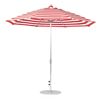 11 Foot Octagonal Fiberglass Market Umbrella with Marine Grade Fabric with Crank Lift