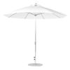 11 Foot Octagonal Fiberglass Market Umbrella with Marine Grade Fabric with Crank Lift