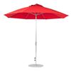 11 Foot Octagonal Fiberglass Market Umbrella with Marine Grade Fabric with Crank Lift