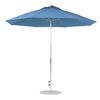 11 Foot Octagonal Fiberglass Market Umbrella with Marine Grade Fabric with Crank Lift