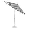 11 Foot Octagonal Fiberglass Market Umbrella with Marine Grade Fabric with Auto Tilt and Crank Lift