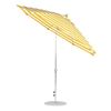 11 Foot Octagonal Fiberglass Market Umbrella with Marine Grade Fabric with Auto Tilt and Crank Lift
