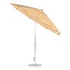 11 Foot Octagonal Fiberglass Market Umbrella with Marine Grade Fabric with Auto Tilt and Crank Lift